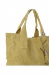 GEANȚĂ DIN PIELE shopper bag Vittoria Gotti fistic V10