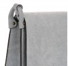 GEANȚĂ DIN PIELE tip poștaș Genuine Leather albastru deschis 0003