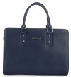 GEANȚĂ DIN PIELE business Vittoria Gotti bleumarin V9047