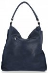 GEANȚĂ DIN PIELE shopper bag Roberto Ricci bleumarin 19145