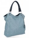GEANȚĂ DE DAMĂ shopper bag Hernan albastru deschis HB0150