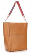 GEANȚĂ DIN PIELE shopper bag Genuine Leather roșcat K26