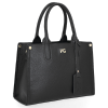 GEANȚĂ DIN PIELE cufăr Vittoria Gotti negru V554050