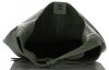 GEANȚĂ DIN PIELE shopper bag Vittoria Gotti verde de sticlă V8804