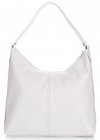 GEANȚĂ DIN PIELE shopper bag Vittoria Gotti alb V75