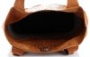GEANȚĂ DIN PIELE shopper bag Genuine Leather roșcat 216