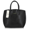 GEANȚĂ DIN PIELE cufăr Vittoria Gotti negru V4382COCO