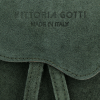 GEANȚĂ DIN PIELE universală Vittoria Gotti verde de sticlă V6256C