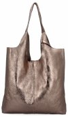 GENȚĂ DIN PIELE shopper bag Vittoria Gotti auriu vechi 165