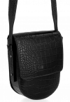 GEANȚĂ DIN PIELE universală Vittoria Gotti negru V6336