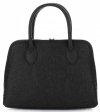 GEANȚĂ DIN PIELE cufăr Genuine Leather negru 80032