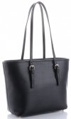 GEANȚĂ DIN PIELE clasică Genuine Leather negru 3303