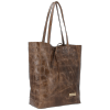 GEANȚĂ DIN PIELE shopper bag Vittoria Gotti denim V299COCO