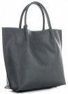 GEANȚĂ DIN PIELE shopper bag Vittoria Gotti gri V355
