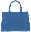 GEANȚĂ DIN PIELE cufăr Vittoria Gotti denim V1597FM