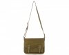 GEANȚĂ DIN PIELE tip poștaș Genuine Leather verde 1643