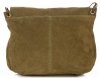 GEANȚĂ DIN PIELE tip poștaș Genuine Leather verde 1324