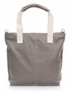 GEANȚĂ DIN PIELE shopper bag Vera Pelle gri 1356