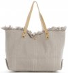 GEANȚĂ DIN PIELE shopper bag Vittoria Gotti maro pământiu V5902