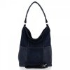 GEANȚĂ DIN PIELE shopper bag Roberto Ricci bleumarin 19141