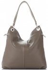 GEANȚĂ DIN PIELE universală Genuine Leather maro pământiu 5692