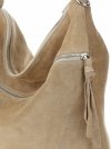 GEANȚĂ DIN PIELE universală Genuine Leather maro pământiu 5577C