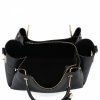 Geantă Elegantă din Piele Casetă Italiană 5702 Neagră