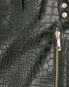 GEANȚĂ DIN PIELE shopper bag Vittoria Gotti verde de sticlă VG803