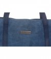GEANȚĂ DIN PIELE shopper bag Vittoria Gotti denim V2939