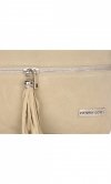 GEANȚĂ DIN PIELE shopper bag Vittoria Gotti bej V3821