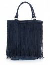 GEANȚĂ DIN PIELE universală Genuine Leather denim 60499
