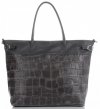 GEANȚĂ DIN PIELE shopper bag Vittoria Gotti gri V691622