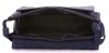 GEANȚĂ DIN PIELE tip poștaș Genuine Leather bleumarin 1643