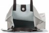 GEANȚĂ DIN PIELE universală Genuine Leather gri deschis 691756