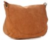 GEANȚĂ DIN PIELE tip poștaș Genuine Leather roșcat 1324