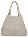 GENȚĂ DIN PIELE shopper bag Vittoria Gotti bej 5566-Sbe