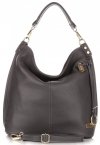 GEANȚĂ DIN PIELE shopper bag Vittoria Gotti gri V8047