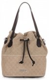 GEANȚĂ DE DAMĂ shopper bag Vittoria Gotti bej V1005