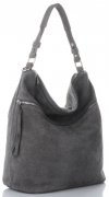 GEANȚĂ DIN PIELE universală Genuine Leather gri 5577C