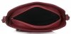 GEANȚĂ DIN PIELE tip poștaș Genuine Leather vișiniu E4098