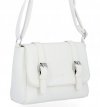 GEANȚĂ DE DAMĂ tip poștaș BEE BAG alb 1002S23