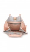 GEANȚĂ DIN PIELE shopper bag Vittoria Gotti roz de pudră V8622