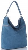 GEANȚĂ DIN PIELE universală Genuine Leather denim 5577C