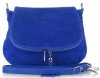 GEANȚĂ DIN PIELE tip poștaș Genuine Leather cobalt A20E