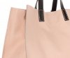GEANȚĂ DIN PIELE universală Genuine Leather roz de pudră 691756