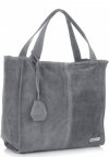 GEANȚĂ DIN PIELE shopper bag Vittoria Gotti gri V501
