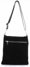 GEANȚĂ DIN PIELE tip poștaș Genuine Leather negru 14
