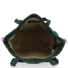 GEANȚĂ DIN PIELE shopper bag Vittoria Gotti verde de sticlă VG41