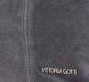 GEANȚĂ DIN PIELE shopper bag Vittoria Gotti gri V3076