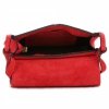 GEANȚĂ DIN PIELE tip poștaș Genuine Leather roșu 0003